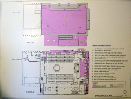 P7100051- Plans Proposed Exterior Restoration Notes